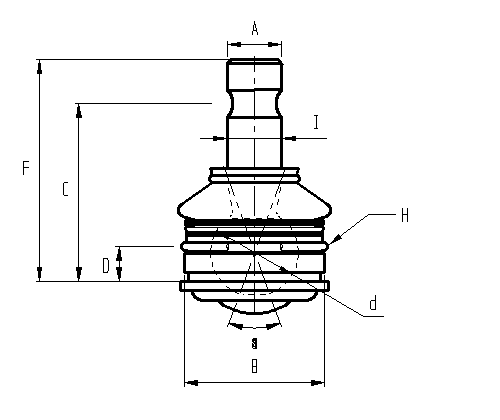 Technical catalogue for pressed cylindrical ball joints