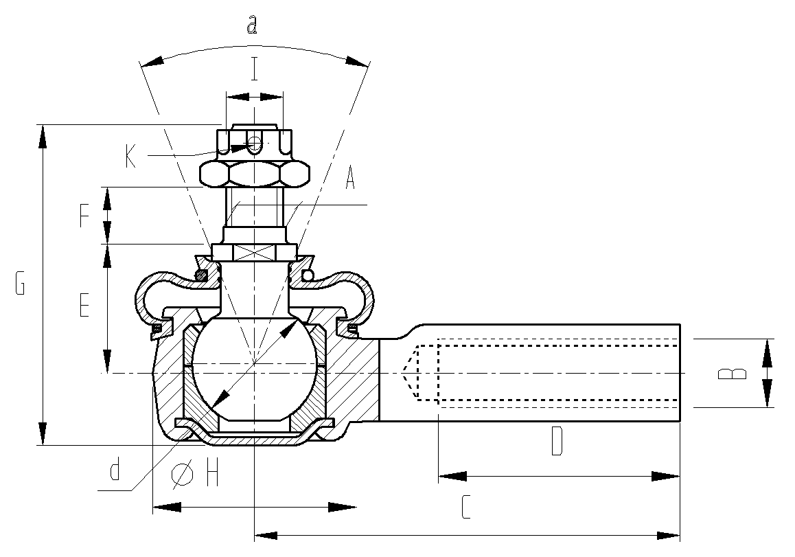 Technical catalogue for cylindrical female tie rod ends