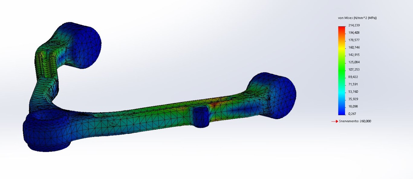 FEM-Analyse am Renault Querlenker